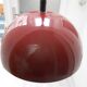 Plafonier design metal rond bordeaux
