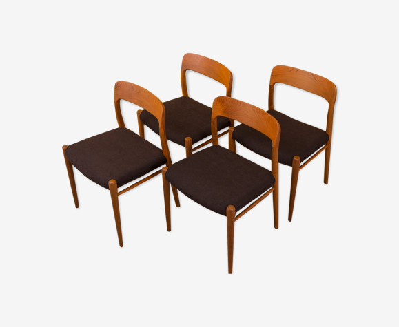 Chaises à manger Niels O. Møller, des années 1950