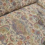 Louis Philippe style floral decor sofa bench from the nap period