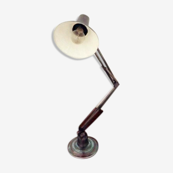 Vintage Industrial Grey Metal Desk Lamp