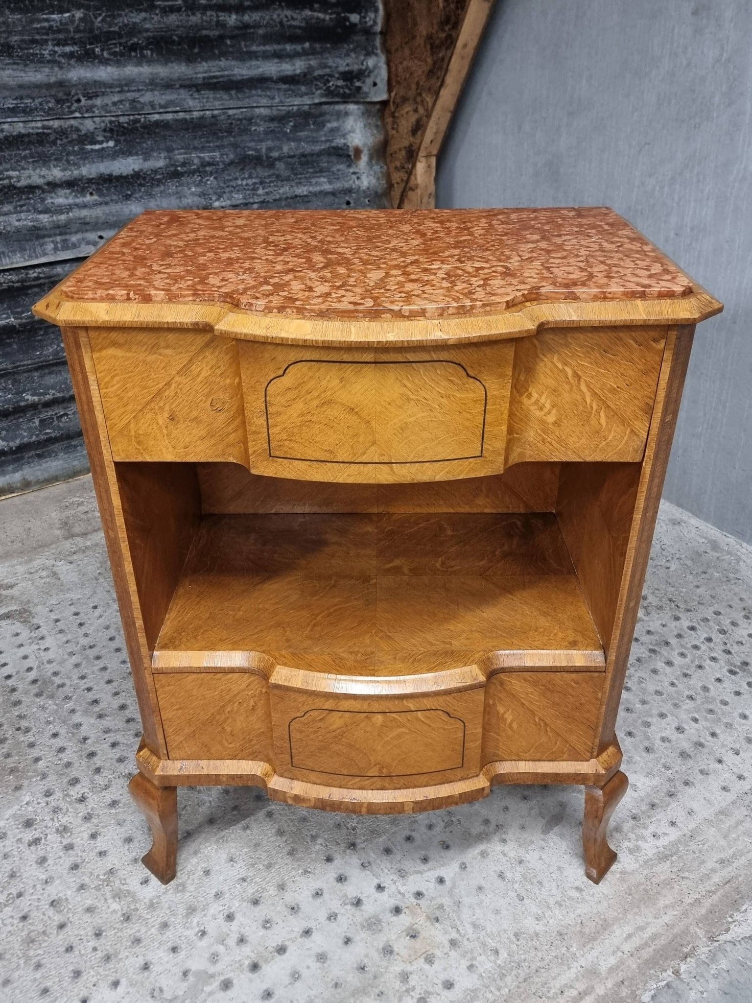 Antique Art Deco chest of drawers 86 x 110 cm