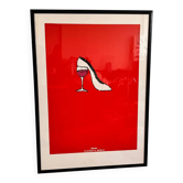 Grand poster original de Tomas Salamon - Le monde de Playboy / Baťa, 1992