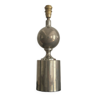 Barbier chromed metal lamp