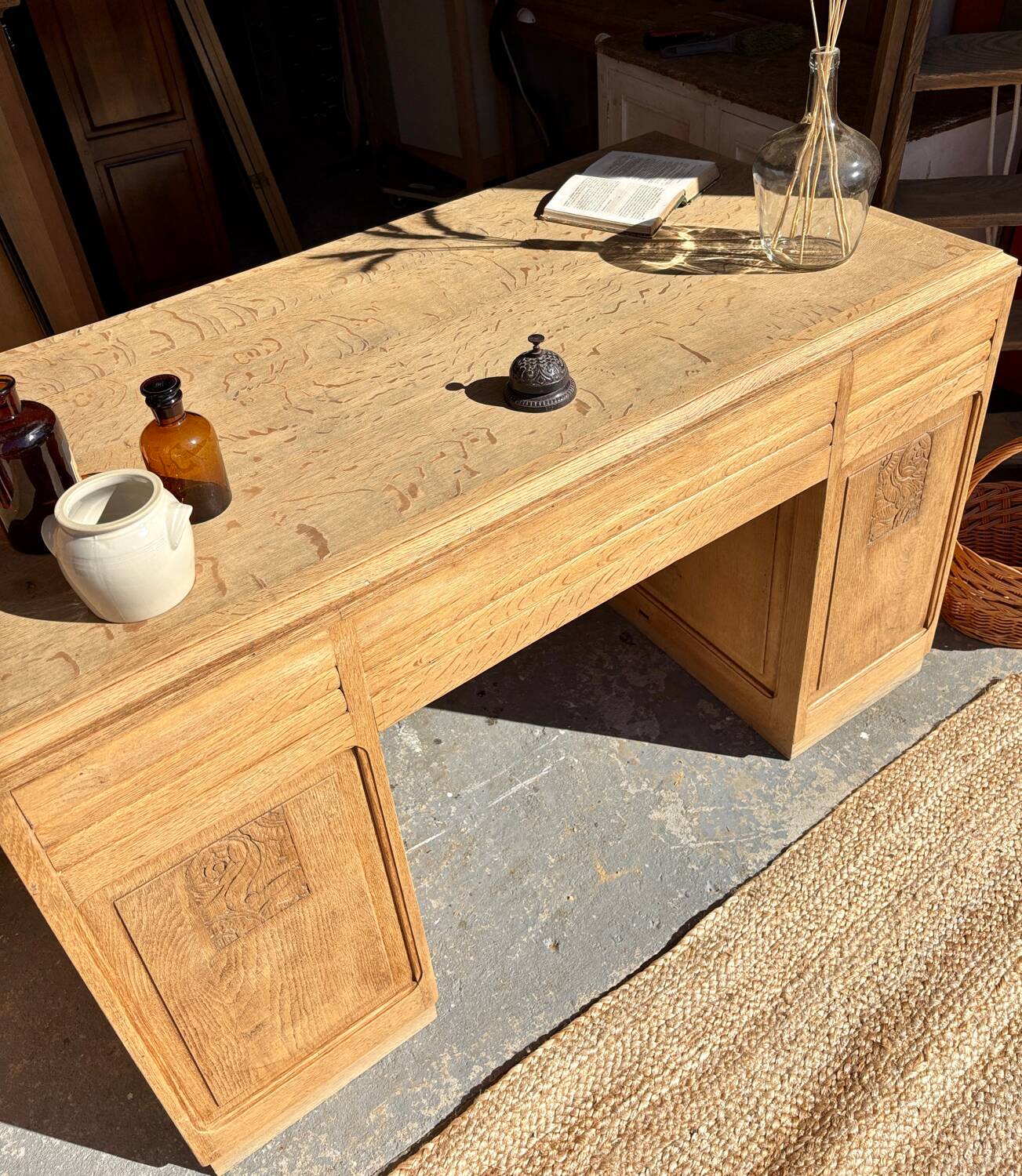 Bureau Art déco en chêne