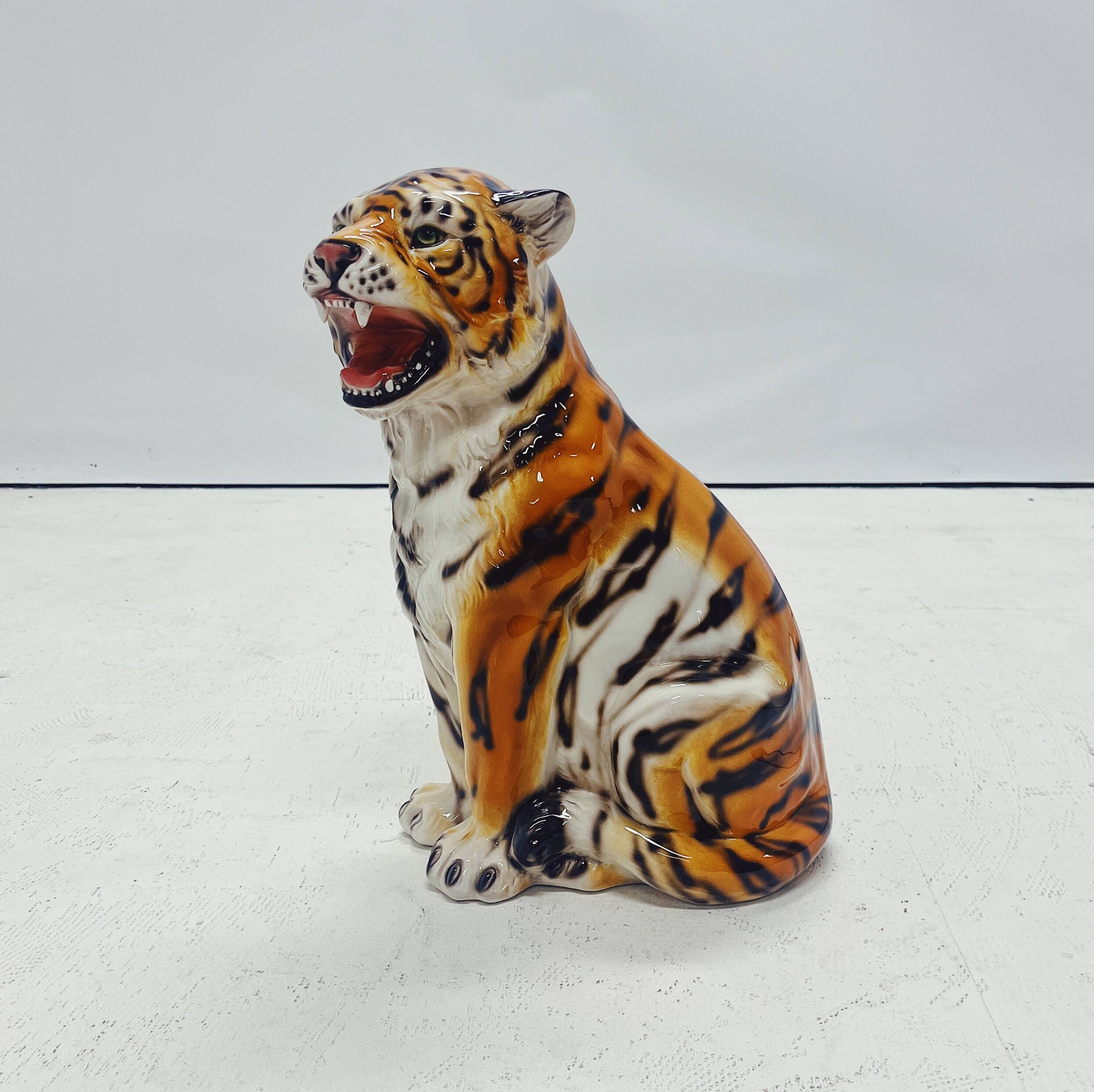 Tiger Statue Ceramic
