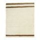 Vintage Turkish Hand-Knotted Wool Cotton Beige Kilim Area Rug 131x168