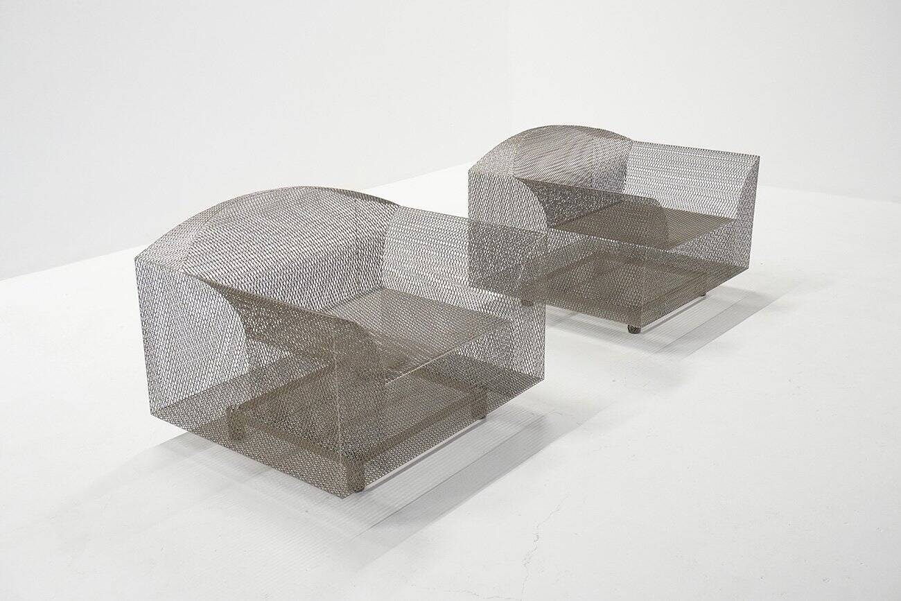 Chaises How High the Moon de Shiro Kuramata pour Vitra, Set de 2