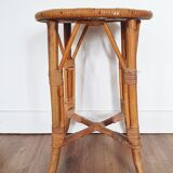 Tabouret en rotin