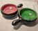 Duo of fondue pots
