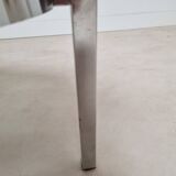 Vintage chrome and smoked glass coffee table