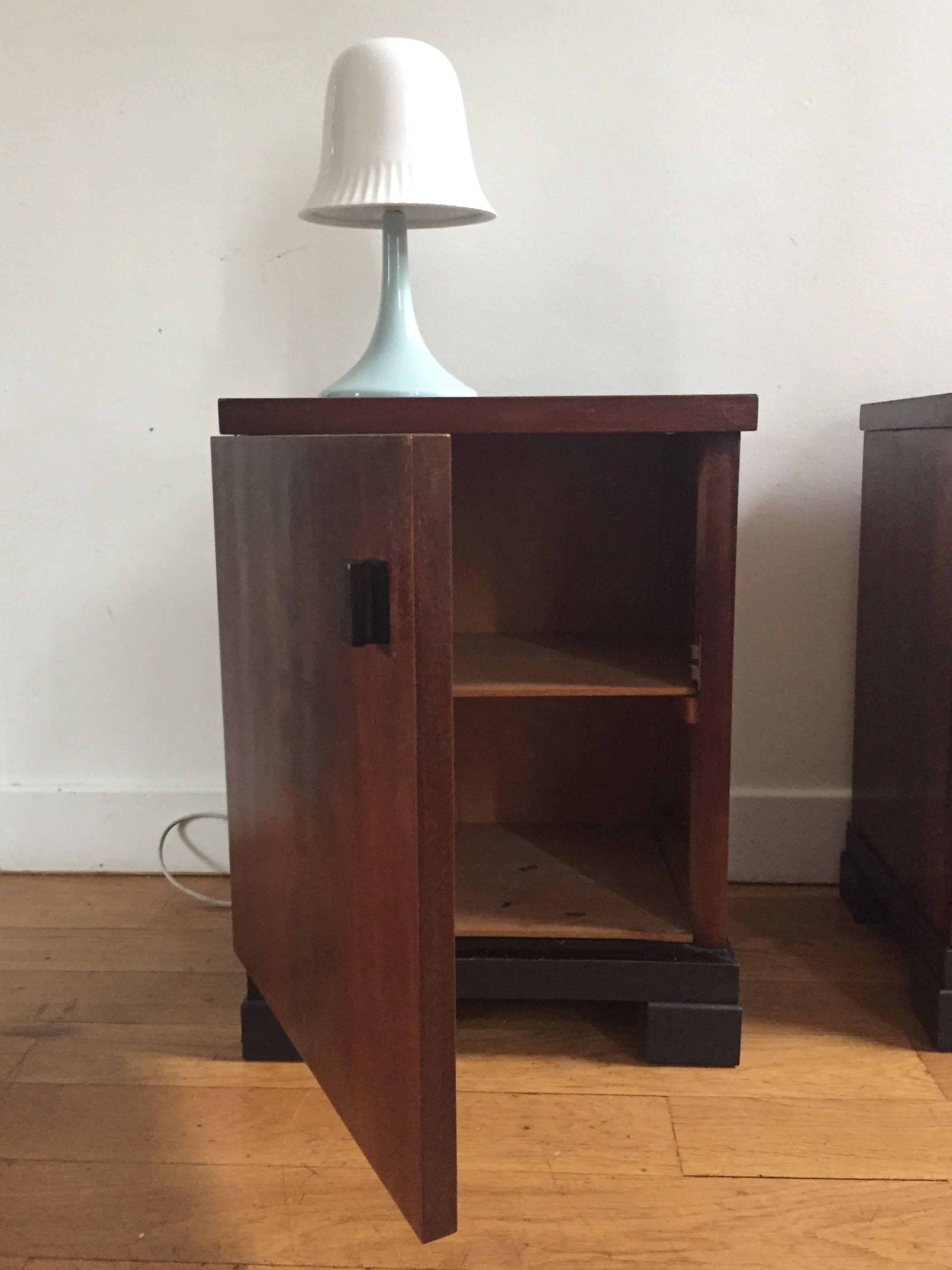 Pair of art deco nightstands
