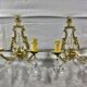 Pair of Wall Lamp Bronze And Crystal 2 Lights