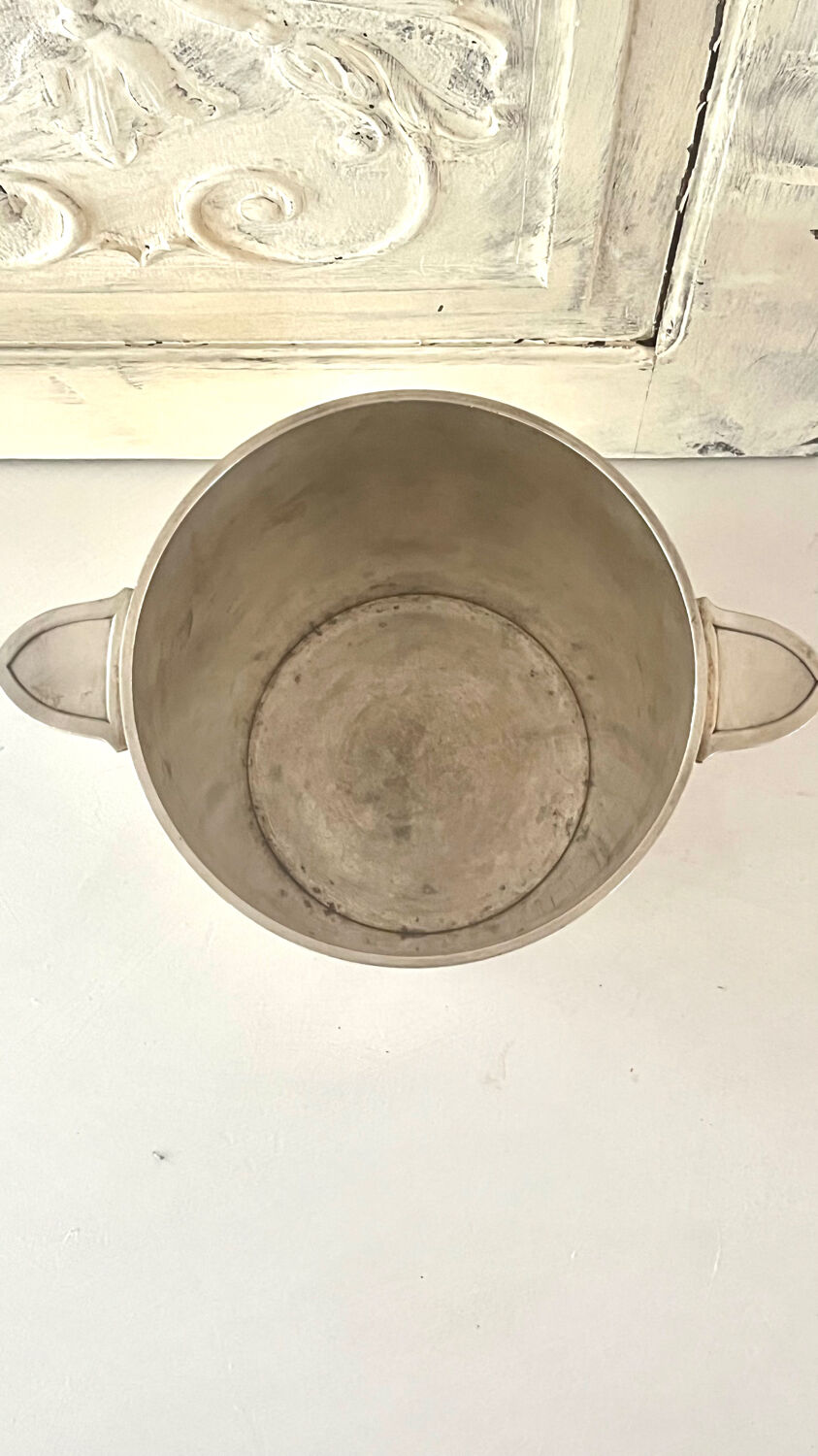 Rare Christofle Silver-Plated Champagne Bucket – Relais Plaza Paris