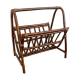 Porte revues rotin vintage