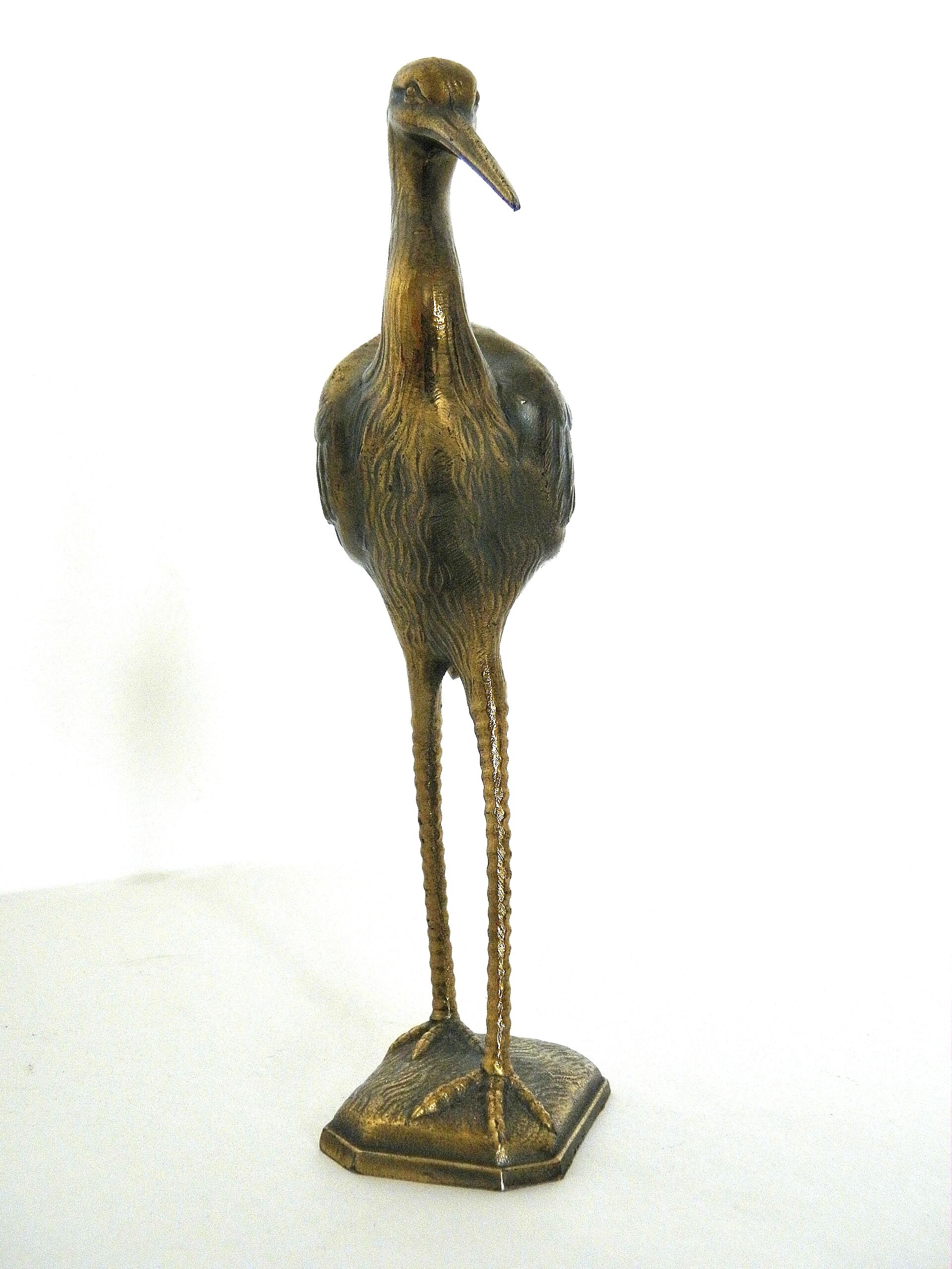 Heron 17 cm brass 70s