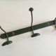 1900 green metal garden coat holder