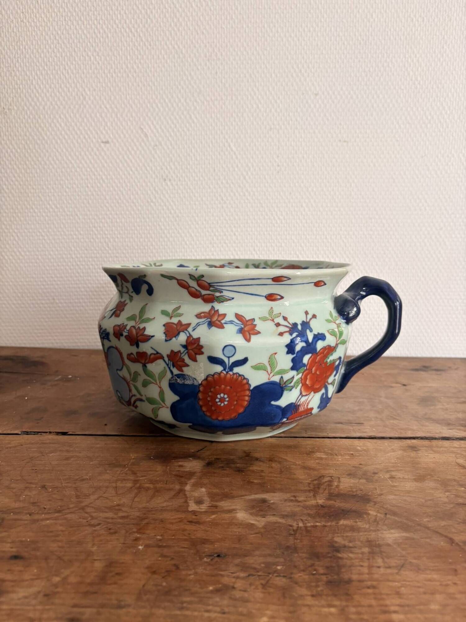 Cache Pot Porcelain English Jardinière Ironstone Celadon Japanese Imari