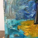 Flower bouquet, knife technique, signed