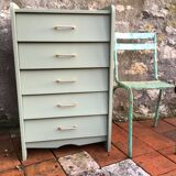 Khaki vintage dresser