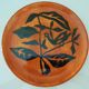 Enamelled ceramic plate signed Jean Lurçat, Sant Vicens, 50s