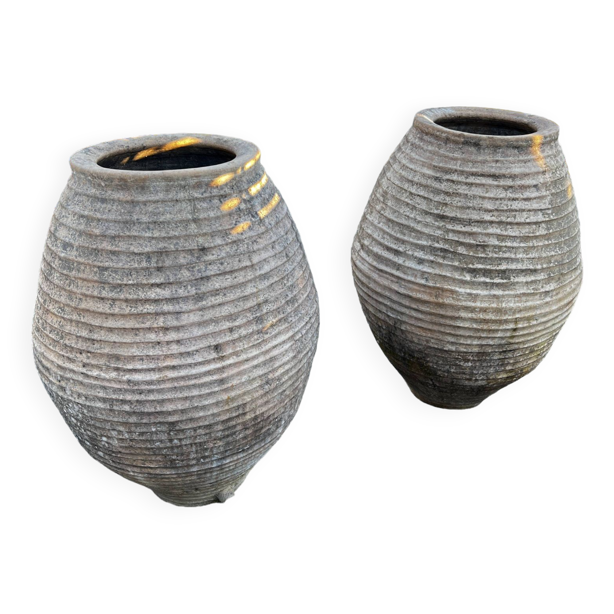 Pair of large Spanish jars