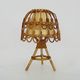 Rattan lamp in the style of Louis Sognot from the 1950s.