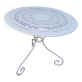 Old wrought iron table