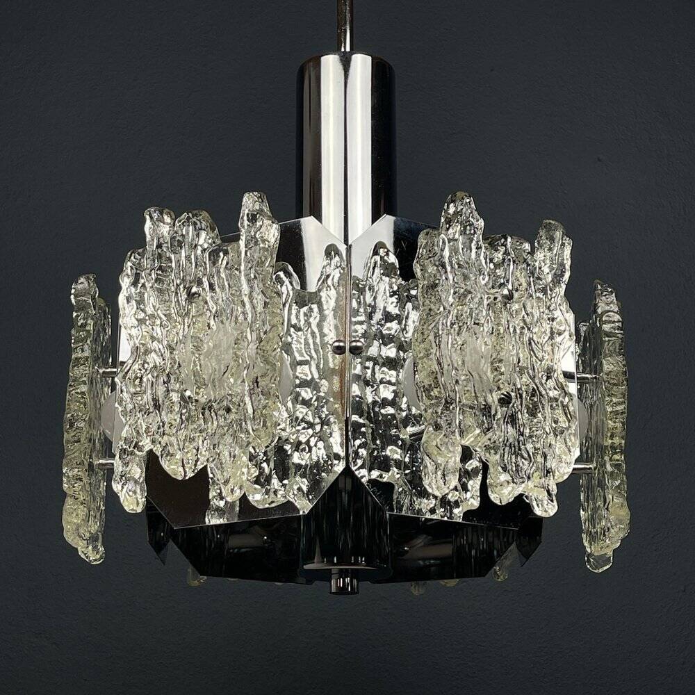 Mid-century Murano glass chandelier, Italy, 1970s