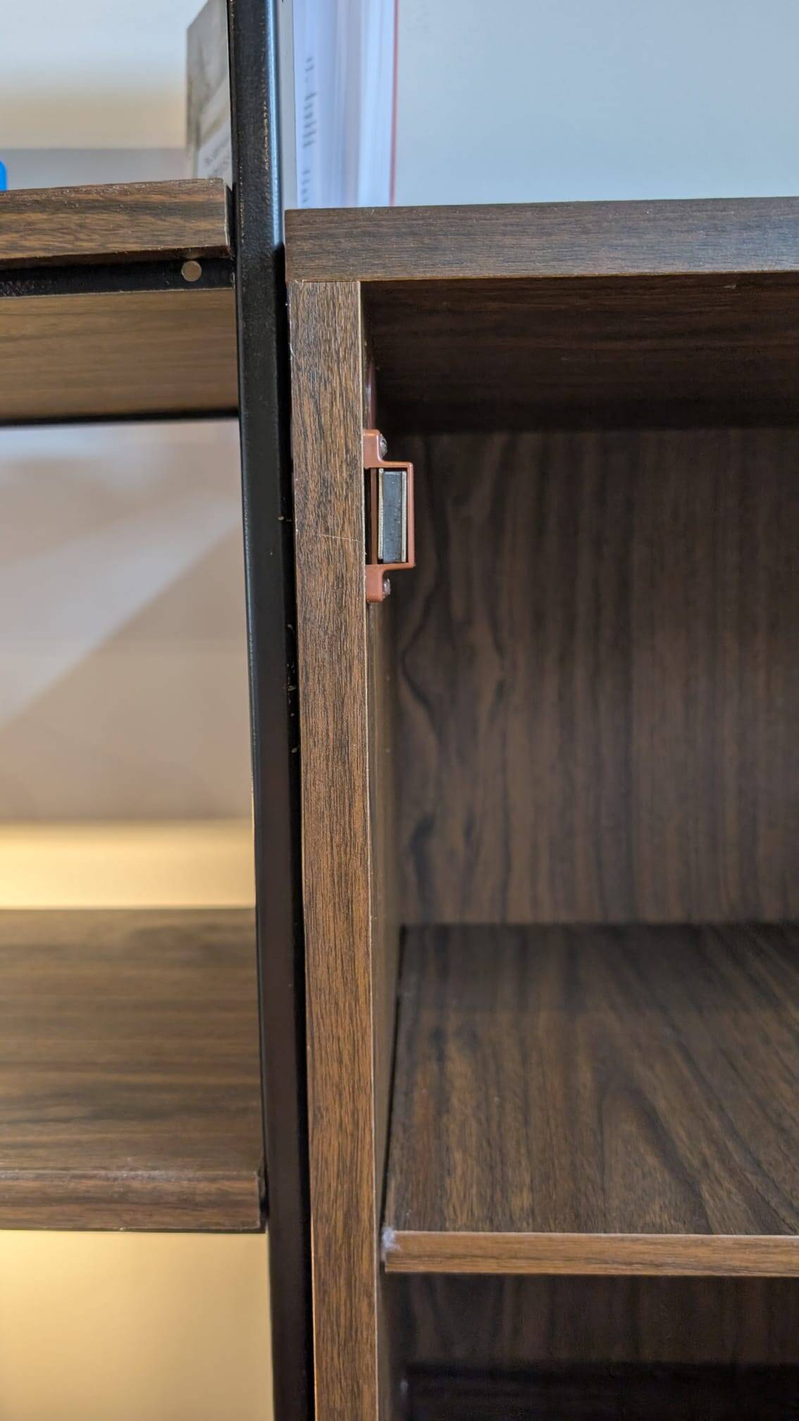 Modular rosewood bookcase by Pierre Guariche for Meurop