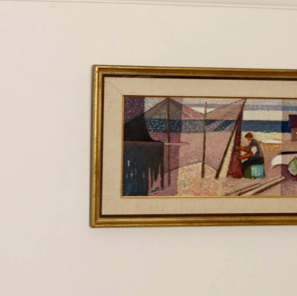 "Coastal Fishing Scene" by Göte Rex