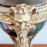 19th century Empire style gilded bronze cassolette lamp