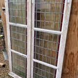 Pair of stained glass windows