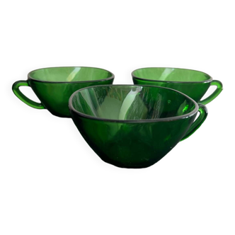 3 vereco green cups