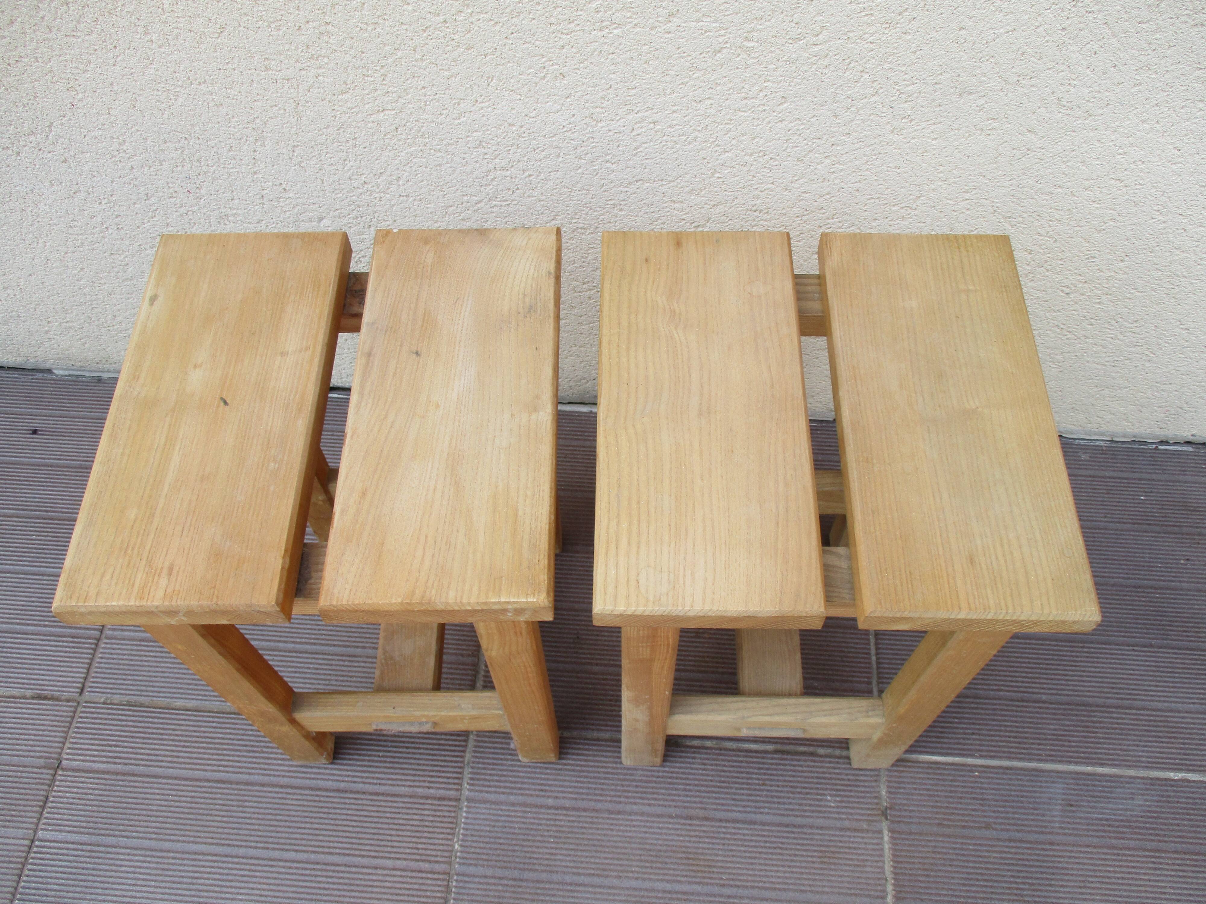 Paire de tabouret vintage