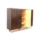 Large vintage designer wardrobe with hanging and storage space from the 1960s