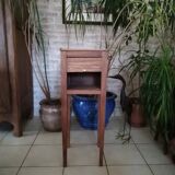 Louis XVI (Directoire) style curtained occasional furniture or bedside table