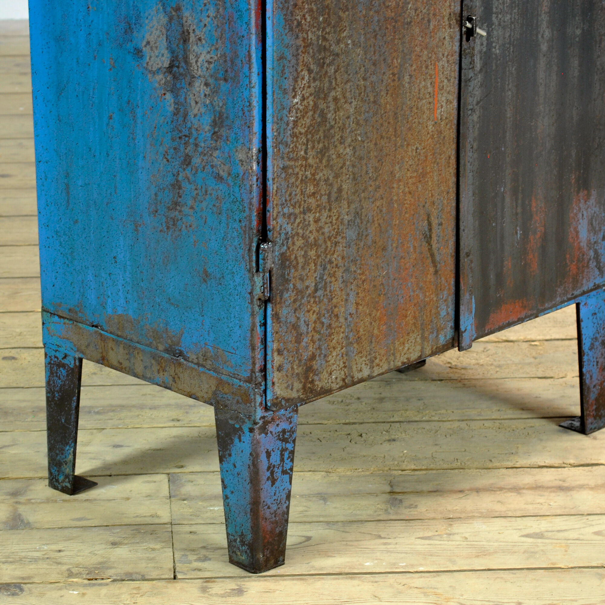 Iron industrial cabinet, 1970s