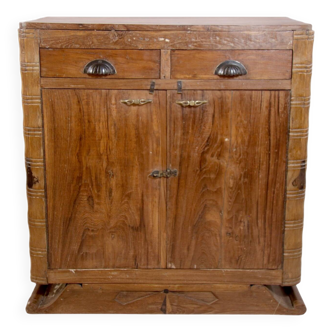 Art Deco sideboard in Burmese teak circa 1930