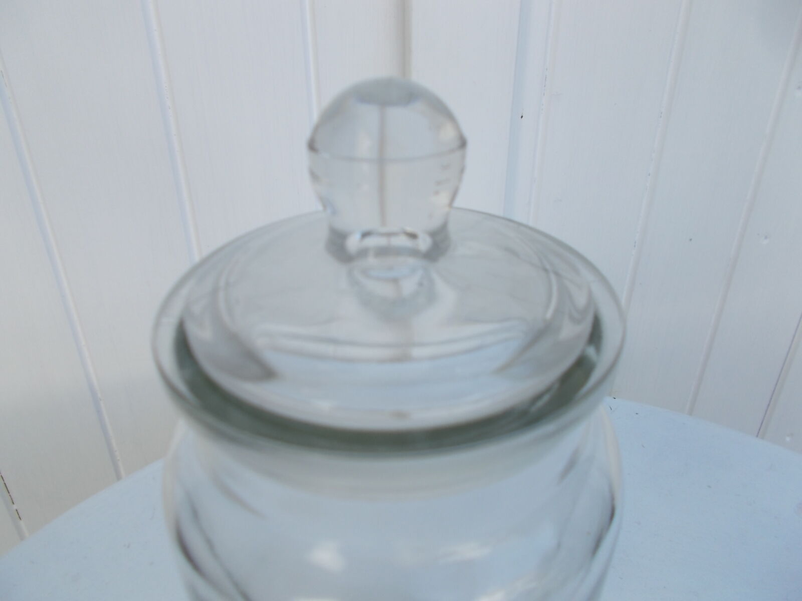 Pot d'apothicaire en verre