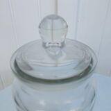 Glass apothecary pot