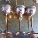 Silver-plated liqueur set