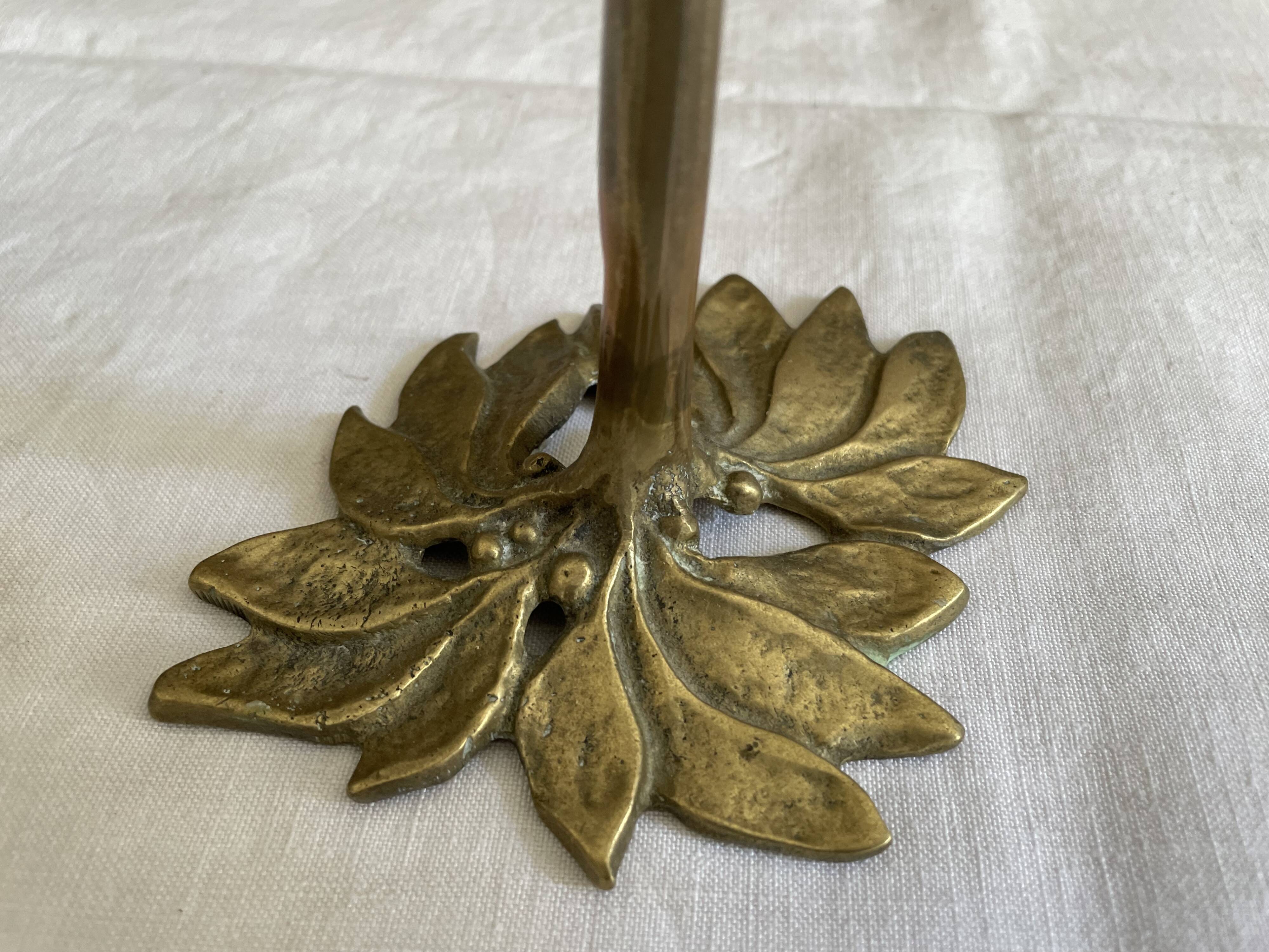 Brass candle holder