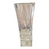 Magnificent rectangular crystal vase of daum years 1960 1970