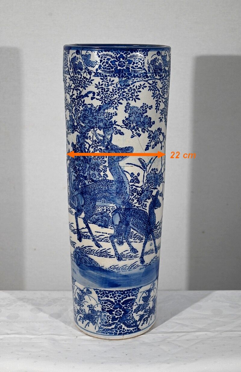 Earthenware roller vase – early twentieth century