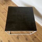 Square slate coffee table or side table.