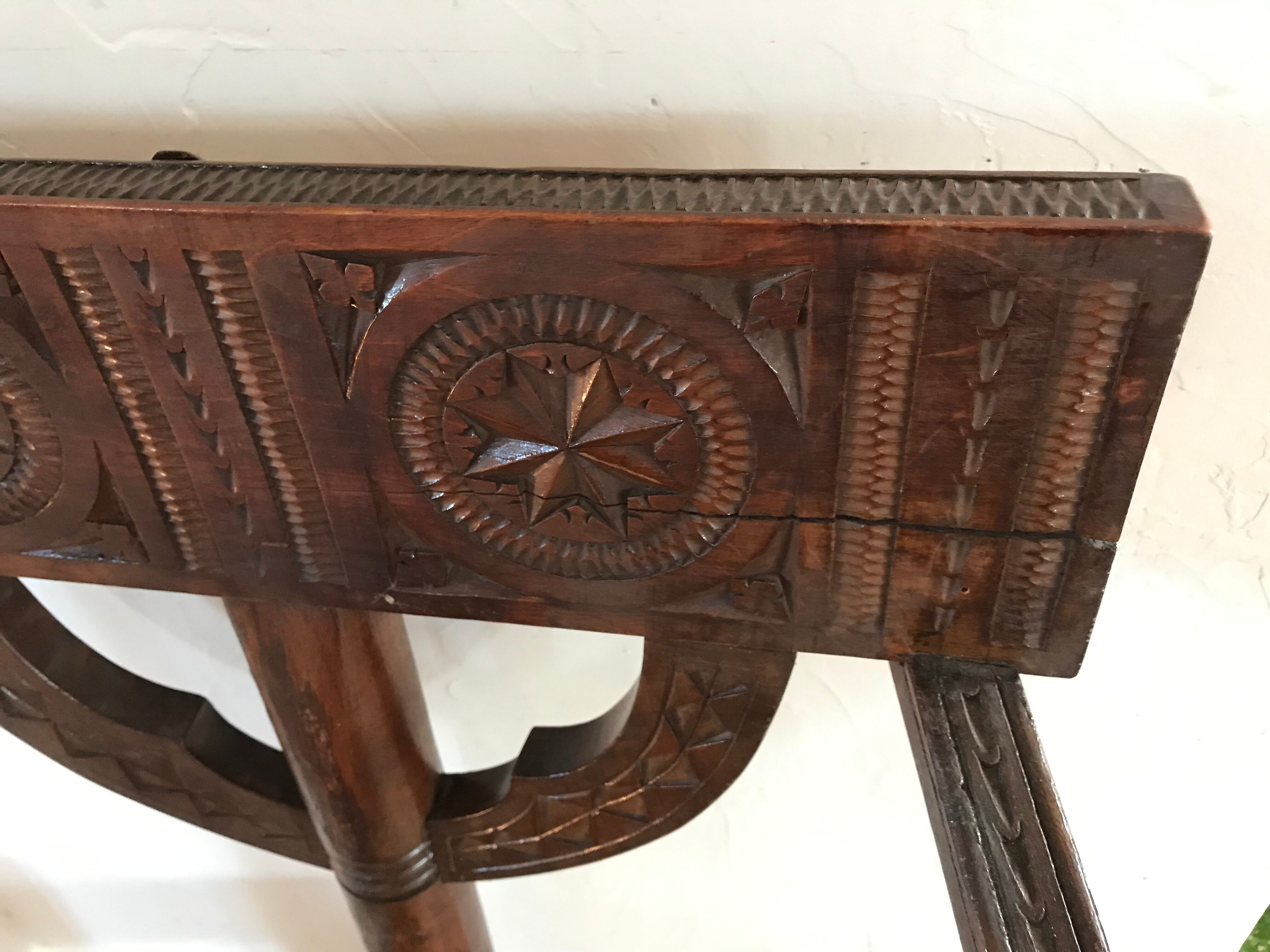 Tripod armchair early 20th Century Breton movement