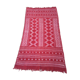 Kilim rouge et blanc en pure laine fait à la main 100x 200cm
