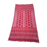 Kilim rouge et blanc en pure laine fait à la main 100x 200cm