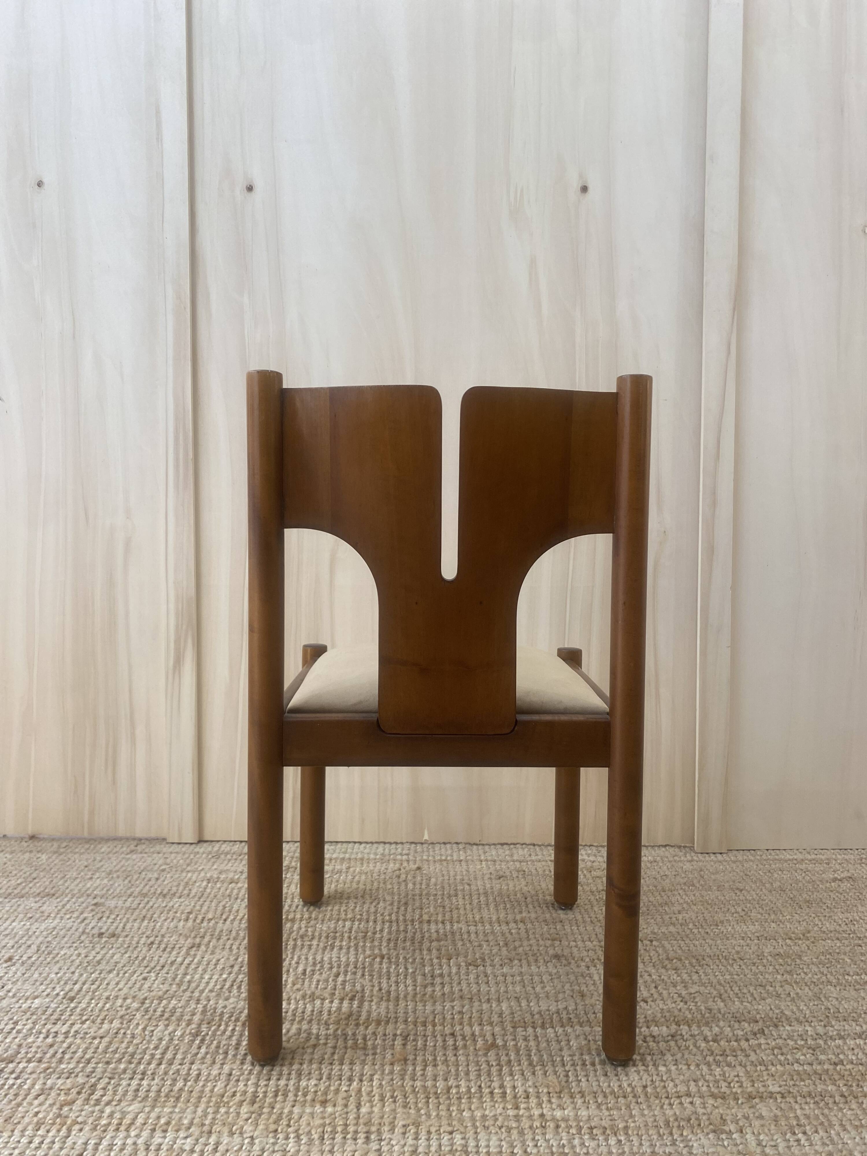 Set of 6 chairs - mobilgirgi - italy - 1960
