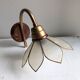 Mother-of-pearl flower sconce